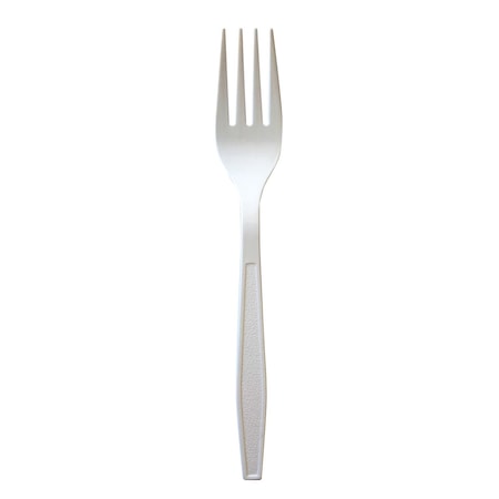 Boardwalk Heavyweight Polypropylene Cutlery, Fork, White, 1000PK BWKFORKWHPP
